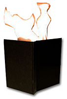 Flaming Book (Blank)