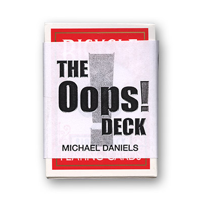 Oops Deck (Deck Only) by Michael Daniels - Trick