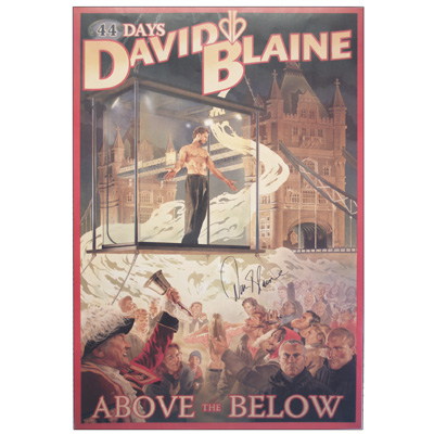 Above The Below Autographed Poster (Limited Edition) by David Bl